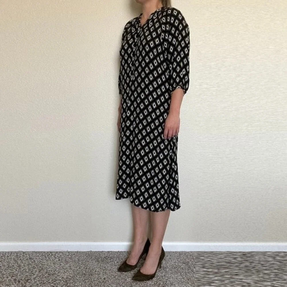 Zara Printed Dress Size S - Picture 2 of 7